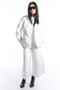Monogram Goose Feather Filled Coat Optic White - 4
