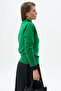 Basic Knitwear Blouse Green - 5