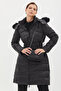 Removable Hooded Goose Down Coat Black - 4
