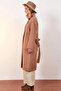 Premium Wool Double Pocket Double Breasted Coat Camel - 5