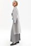 Premium Wool Double Button Coat Light Gray - 2