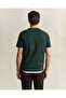 Men's Green Regular Fit T-Shirt - 2