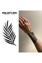 192-1016XL Narrow Leaves Temporary Tattoo,Lasts To 15 Days New Technology Magic Waterproof Semi Perm