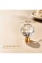 (10 PCS) Crystal Ball Handle Diameter 30mm (TRANSPARENT GOLD) TV Unit Console Dresser Drawer Cabinet Handle - 2