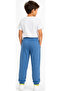 Boy's Super Fast Written Pocket Blue Color Sweatpants - 2
