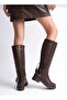 Aci Brown Lace-Up Stylish Women's Boots 200113 - 2