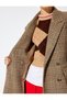 Extra Long Cashmere Coat with Double-Breasted Buttons and Flap Pockets - 6