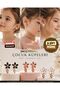 Non-Perforated Compressed Girls' Earring Set with 3 Enamel Flower Models and Clip-On - 3