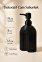 Striped Bohemian Minimal Glass Liquid Soap Dispenser - 250ml - 14X6X5.5 Cm-350 ml - 2