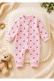 100% Cotton Daisy Patterned 3-Piece Jumpsuit - 2