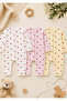 100% Cotton Daisy Patterned 3-Piece Jumpsuit - 4