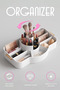 Makeup Organizer Makeup Table Organizer Organizer 360 Degree Rotating Makeup Brush Jewelry Ring Necklace Organizer - 4