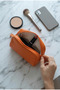 Plain Pattern Makeup Bag - 8