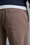 Men's Brown Baggy Oversize 3 Thread Winter with Back Pocket (Puff Fabric & Cotton) - 4