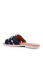 Suzy- Genuine Leather Gold Buckle Women's Slippers Summer Casual Comfortable Flat Sole - 4