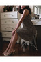 Women's Large Size Milan Fabric Nightdress