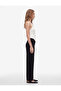 Normal Waist Stone Detailed Regular Fit Viscose Wide Leg Sweatpants - 2