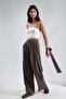 Busem Pleated Wide-Leg Pants with Pockets - 7