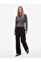 Slim Fit Long Sleeve Crew Neck T-Shirt with Corset Detail - 3