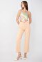 Women's Basic Cut-Cut Jeans Salmon - 4