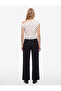 Scuba Fabric Straight Fit Pants with Pockets - 4