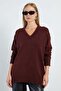 Basic V-Neck Casual Sweater - 7