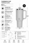 Steel Thermos with Straw 900 ml - 4