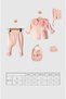 Pink Scalloped 5-Piece Girl Newborn Child Hospital Release Set - 3