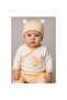 4-Piece Newborn Hospital Discharge Set with Self-Gloves and Rabbit