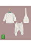 3-Piece Organic Hospital Discharge Set with Giraffe, Including Gloves and Booties - 2