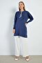 Fullamodest Scarf Jacquard Knitwear Tunic - 3
