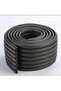 3 Pieces Multi-Purpose Rubber Edge Protector Black (6 Meters) - 2