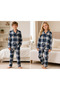 Girls and Boys Unisex Model Buttoned Long Sleeve Pajama Set