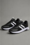 Black and White Men's Daily Sneaker Sports Shoes