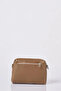 Shoulder Bag with Logo Mink - 3