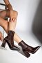 Lenora Heeled Pointed Toe Boots - 2