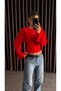 Modal Fabric Gathered Detail Wide Sleeve Blouse - 4
