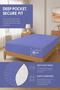 Stripe Comforter Set- Ultra Soft Brushed Microfiber Fabric, Soft Siliconized Fiber Filling - 4