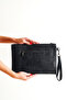 Paris Houndstooth Patterned Women's Clutch Bag - 3