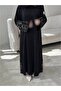 Najla Abaya – Quarter-circle cut, black crepe fabric with luxurious embroidery details