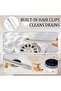 2-Pack Multi-Function Rotating Crevice Cleaning Brush,360-Degree Rotating Head,V-Shape Bristles,Household Cleaning Tool for Kitchen,Bathroom Gaps - 6
