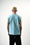 Men's Basic Zero Sleeve Oversize T-Shirt Bebemavi - 3
