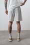 Men's Route 07 Arma Detailed Shorts Ecru - 4