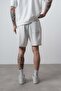 Men's Far from Basic Printed Shorts Ecru - 3