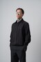 Men's Embroidery Detailed Long Sleeve Muslin Oversized Shirt Black - 3