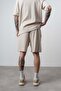Men's Countryman Embroidered Shorts Beige - 3