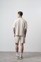 Men's La Dolce Vita Written Regular Fit T-Shirt Shorts Set Beige - 3