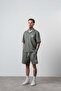 Men's La Dolce Vita Written Regular Fit T-Shirt Shorts Set Khaki - 2
