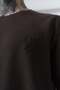 Men's Dirty Stitched Regular Fit T-Shirt Brown - 4