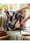 Shawl Patterned Throw Pillow Cover - 8